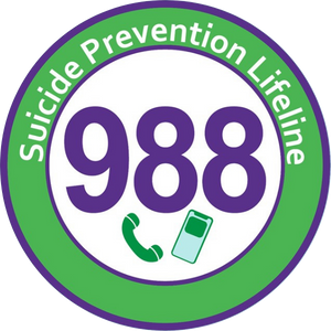 Suicide Prevention Lifeline 988 logo